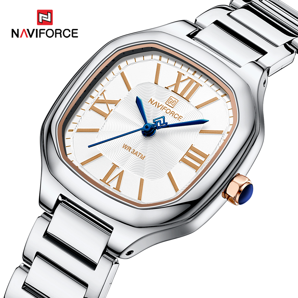 Minimalist Thin Watch - NAVIFORCE Jam Tangan Wanita Mewah Dial