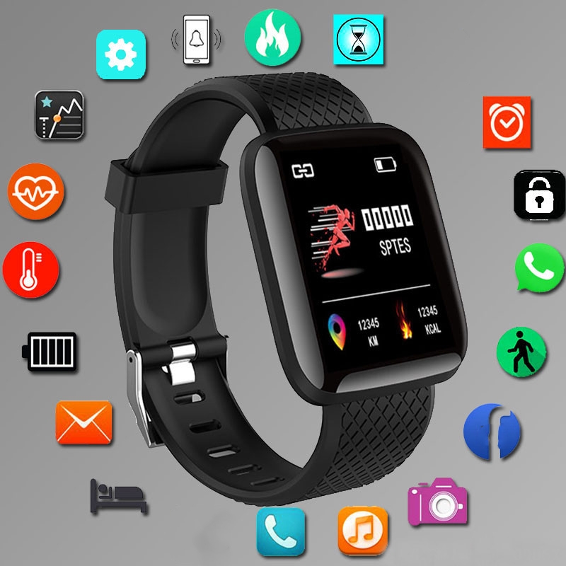 Smartwatch Watches For Mens - Jam Tangan Pintar Olahraga Gelang Kebugaran