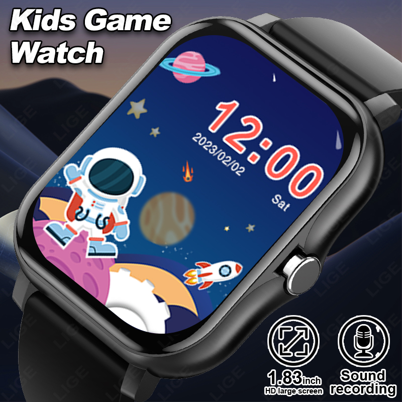 Smartwatch Digital Watches For Kid Boy With Alarm - LIGE 2025 Audiobook Jam Tangan Pintar