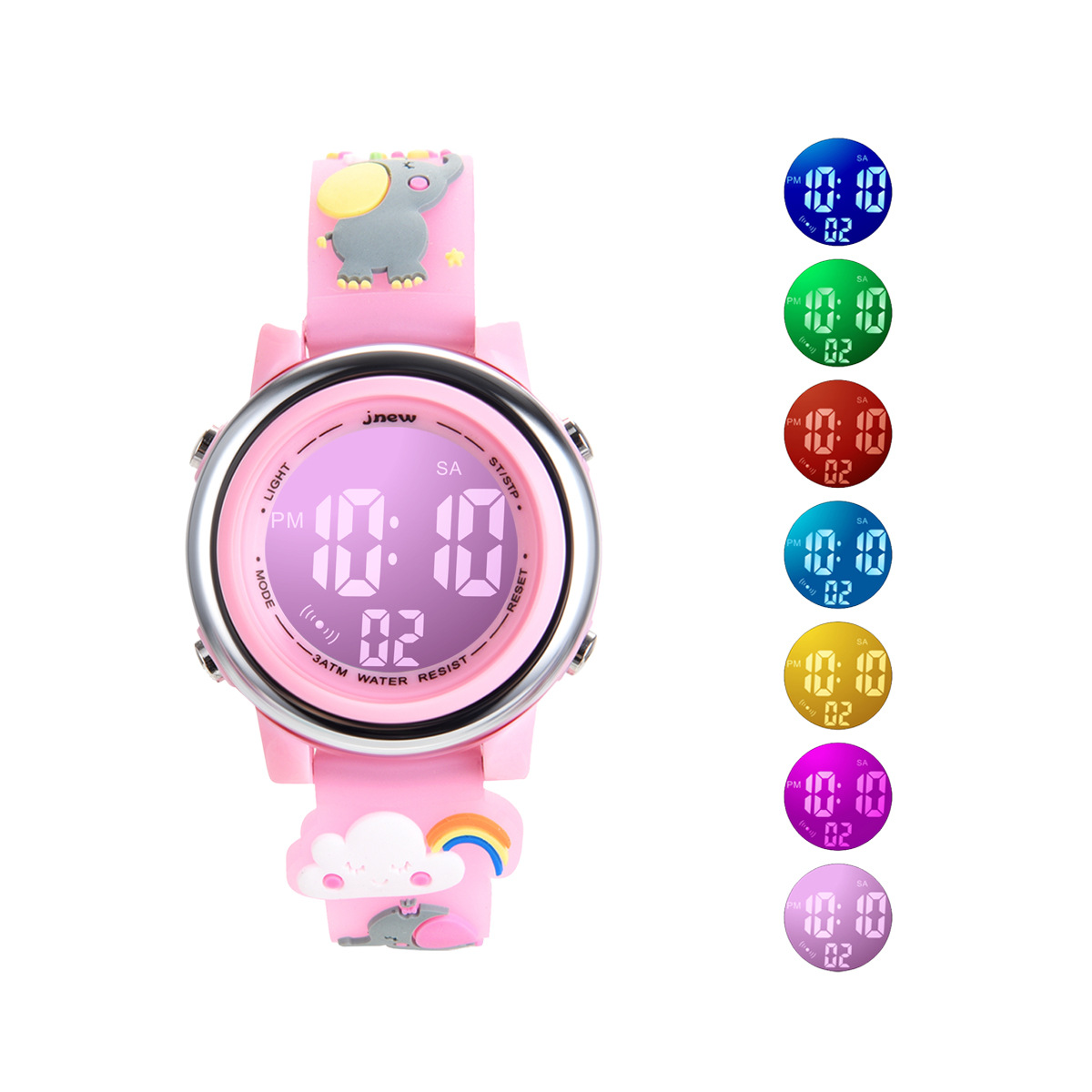 Smartwatch Digital Watches For Kid Boy With Alarm - Utthai H120 jam tangan olahraga anak-anak,