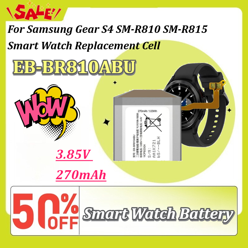 Watch R815 - EB-BR810ABU 3.85V 270mAh Baterai Li-polymer Isi
