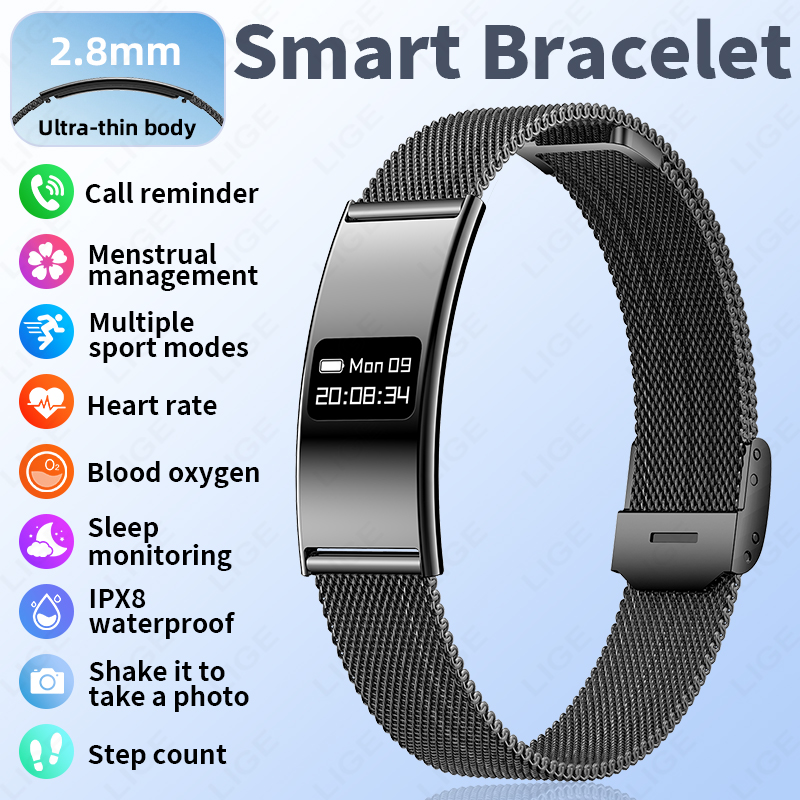 Couple Watches Smartwatch - Gelang Pintar Baru Pelacak Kebugaran Kesehatan