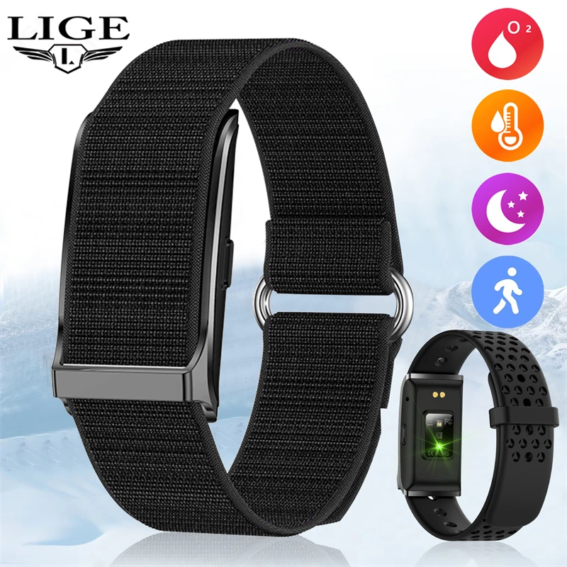 Couple Watches Smartwatch - LIGE Gelang Pintar Pasangan Pelacak Kebugaran
