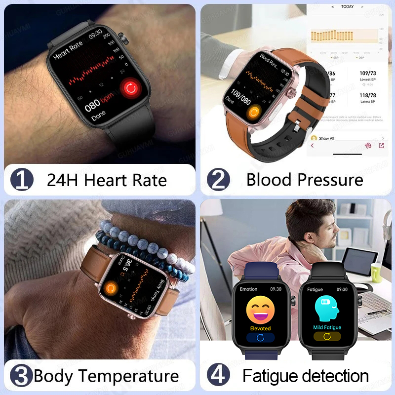 2025 Baru Untuk XIAOM1 ECG+PPG - Smartwatch Health Watches For Men ulasan dan harga