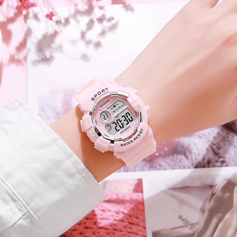 YIKAZE jam tangan Alarm anak,  - Smartwatch Digital Watches For Kid Boy With Alarm ulasan dan harga
