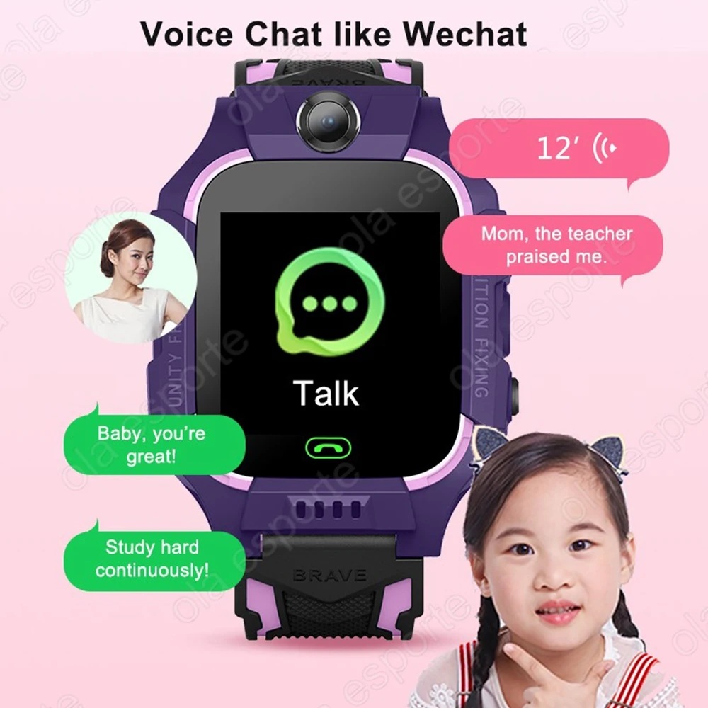 Q12 Jam Tangan Pintar Anak 2G  - Smartwatch Digital Watches For Kid Boy With Alarm ulasan dan harga