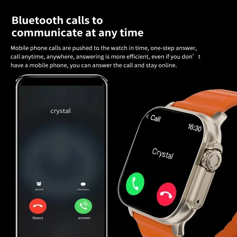 Jam Tangan Baru T10 Ultra Smar - Smartwatch Watches For Mens ulasan dan harga