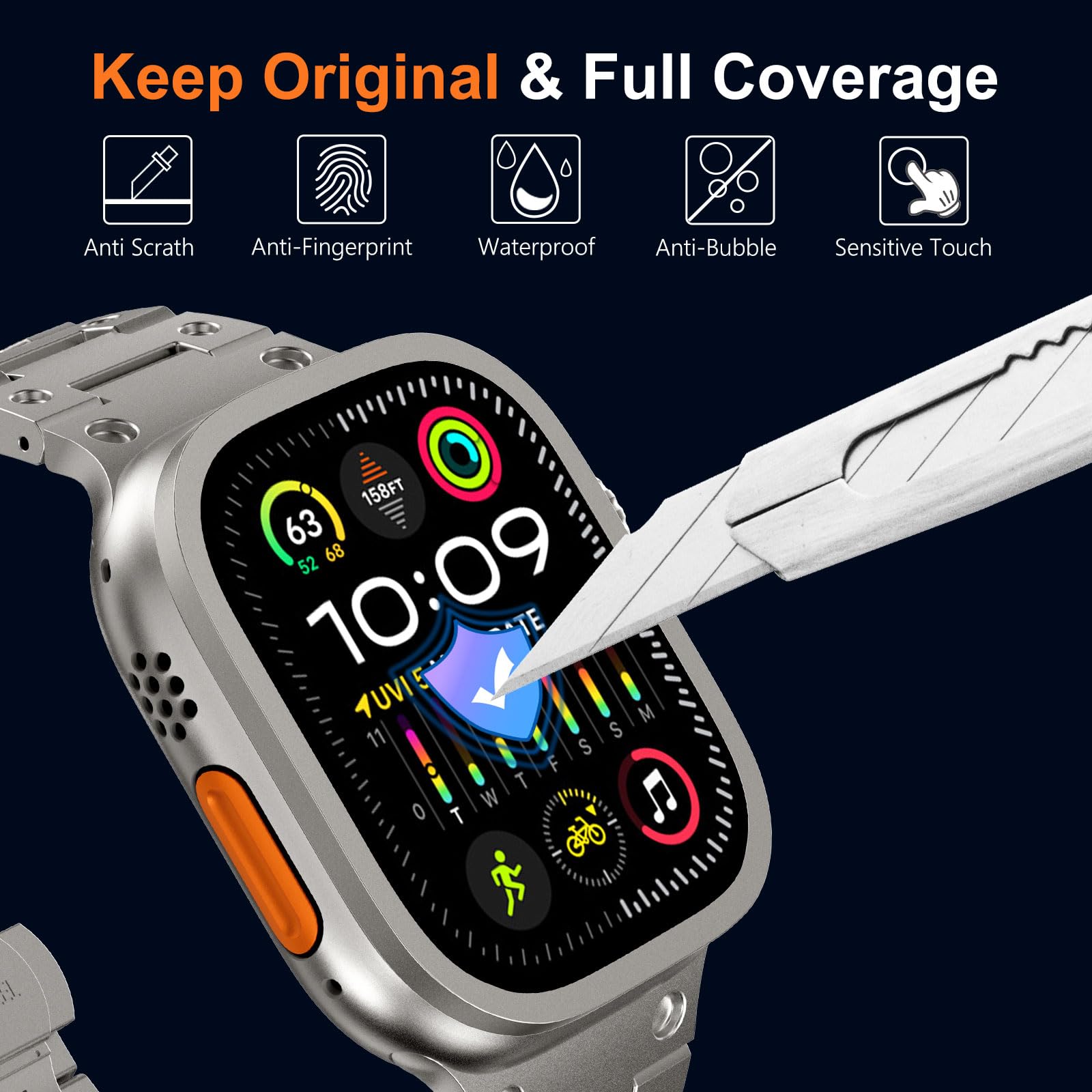 Kaca antigores untuk jam tanga - Smartwatch Watches For Mens ulasan dan harga