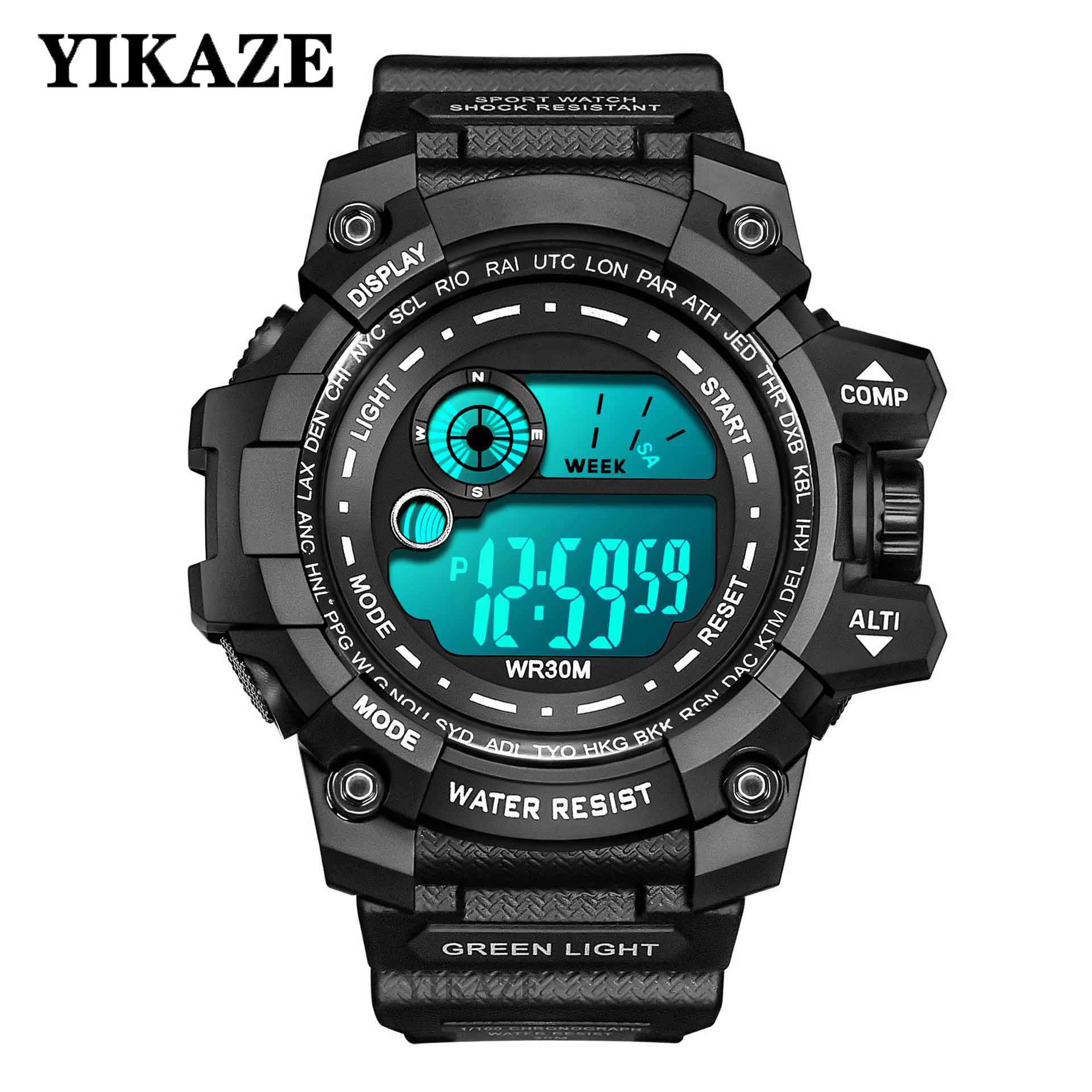 YIKAZE jam tangan Digital LED  - Minimalist Thin Watch ulasan dan harga