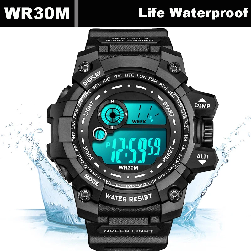 YIKAZE jam tangan Digital LED  - Minimalist Thin Watch ulasan dan harga