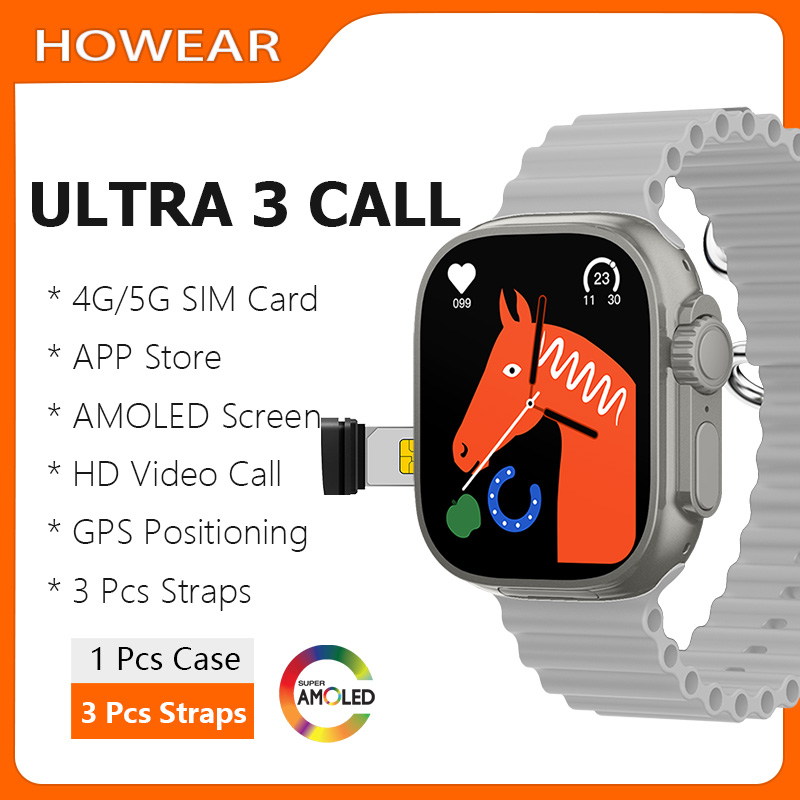 Jam Tangan Pintar 4G SIM Card  - French Connection Watches Smartwatch App ulasan dan harga
