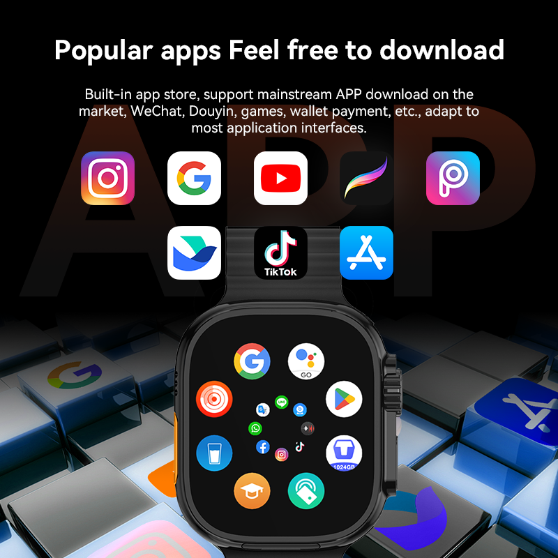 Jam Tangan Pintar 4G SIM Card  - French Connection Watches Smartwatch App ulasan dan harga