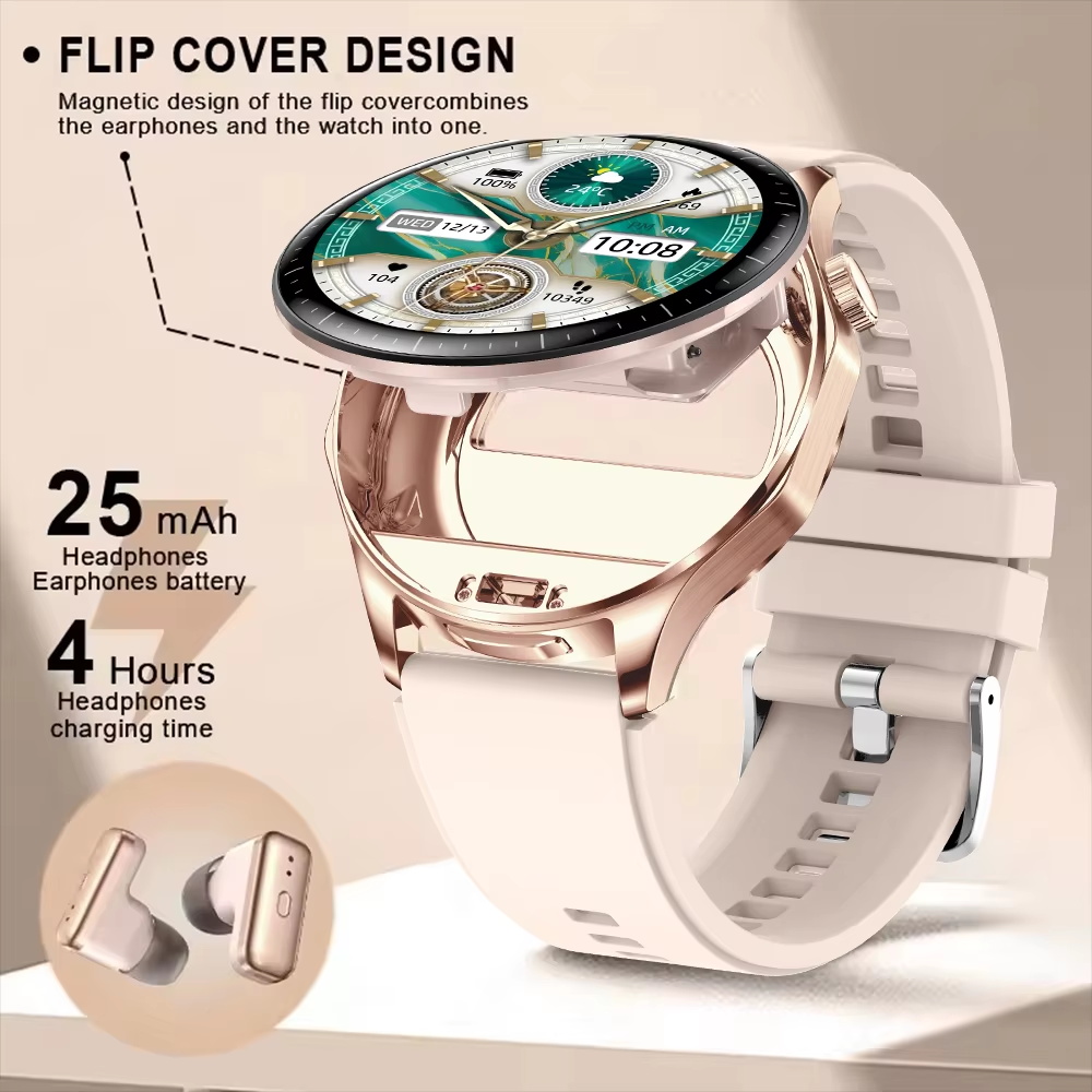 Jam Tangan Pintar 2 in 1 TWS H - Smartwatch Noise Watches For Women ulasan dan harga