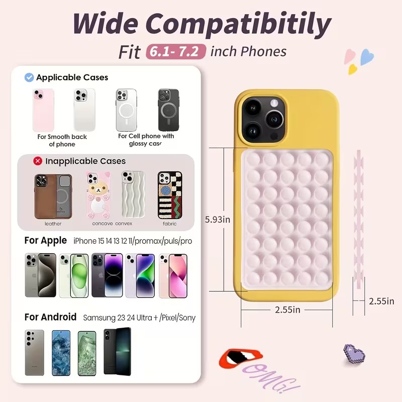 2-Pack Silicone Suction Phone  - Watch Es ulasan dan harga