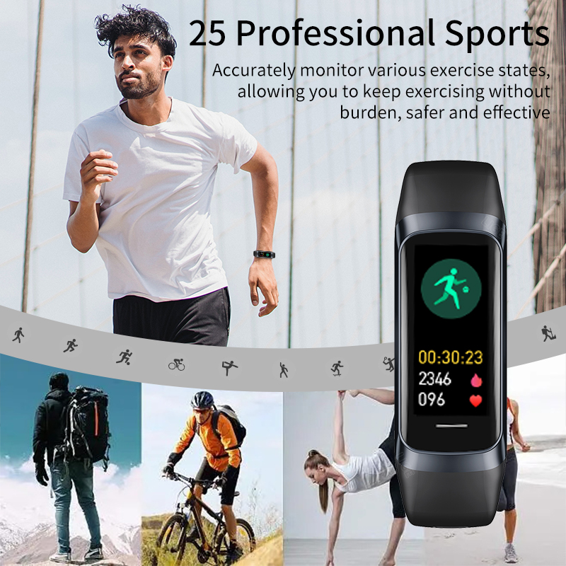 LIGE 1.1 Inci Amoled Monitor D - Smartwatch Health Watches For Men ulasan dan harga