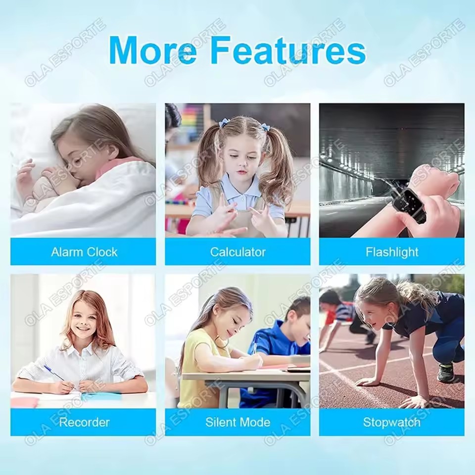 Jam Tangan Pintar Baru Anak Ta - Smartwatch Digital Watches For Kid Boy With Alarm ulasan dan harga
