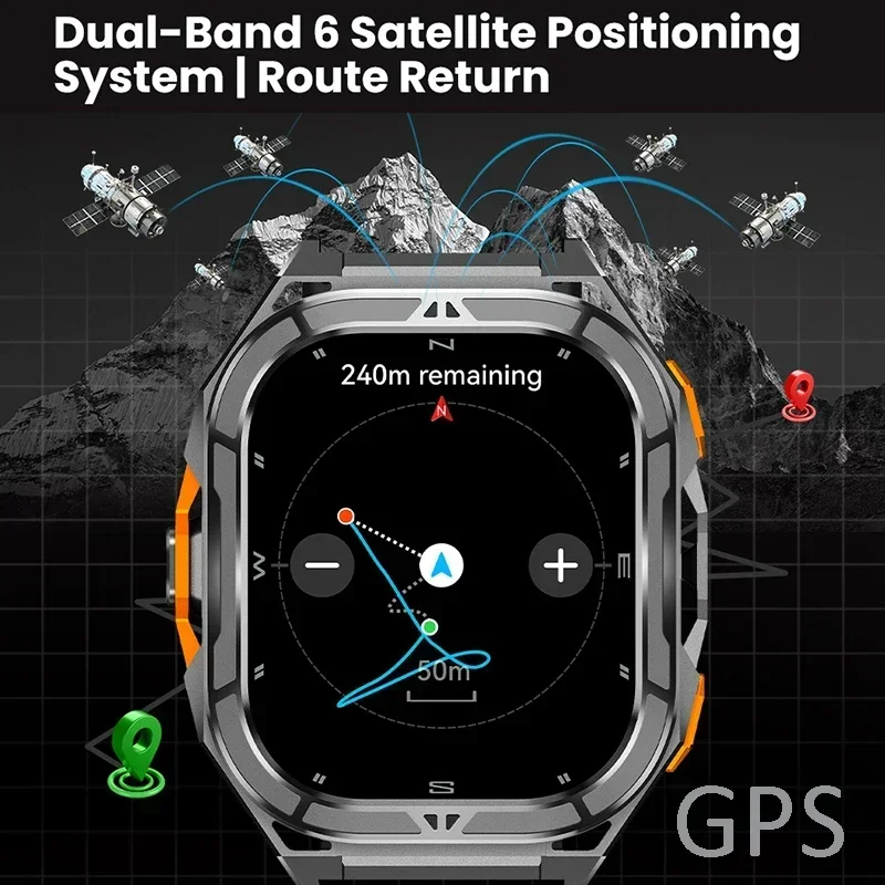 Jam Tangan Pintar AMOLED Mewah - Smartwatch Health Watches For Men ulasan dan harga
