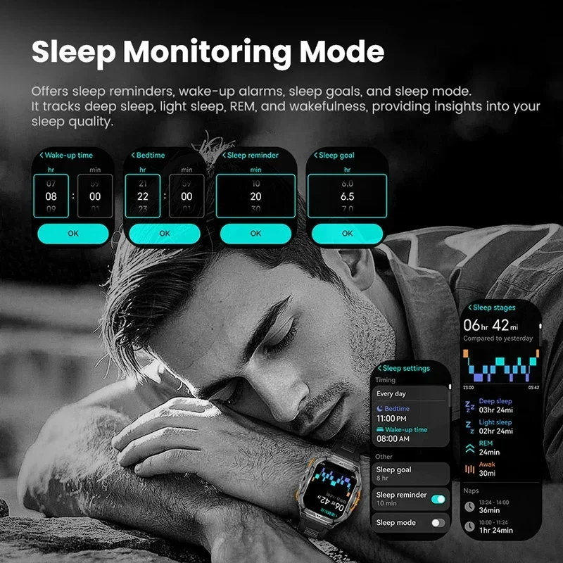 Jam Tangan Pintar AMOLED Mewah - Smartwatch Health Watches For Men ulasan dan harga