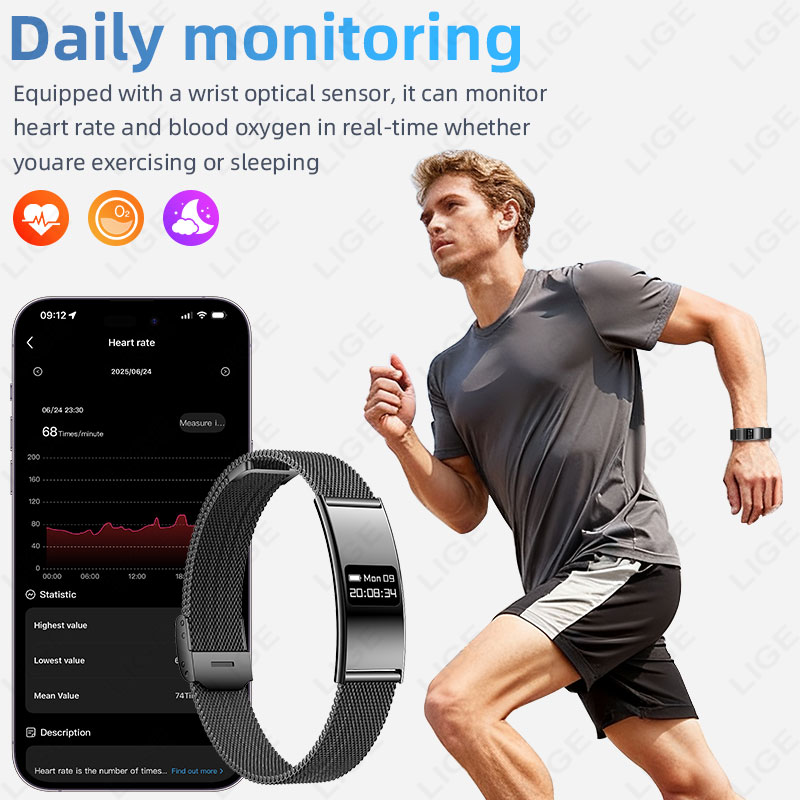 Gelang Pintar Baru Pelacak Keb - Couple Watches Smartwatch ulasan dan harga