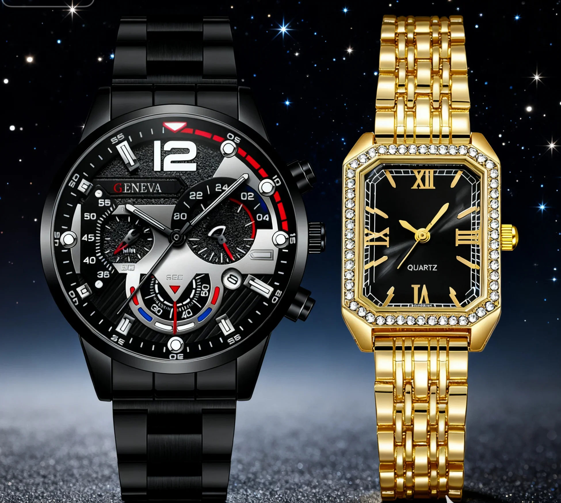 Jam tangan kuarsa baru yang ca - Couple Watches Smartwatch ulasan dan harga