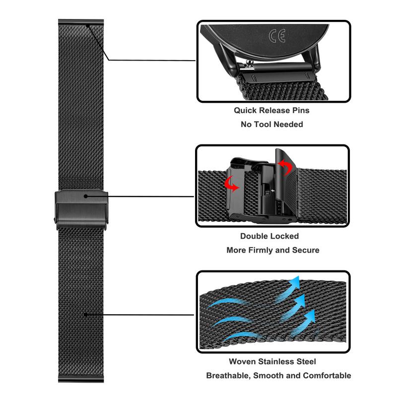Tali jam tangan baja tahan kar - Fossil Watches Smartwatch Hybrid ulasan dan harga