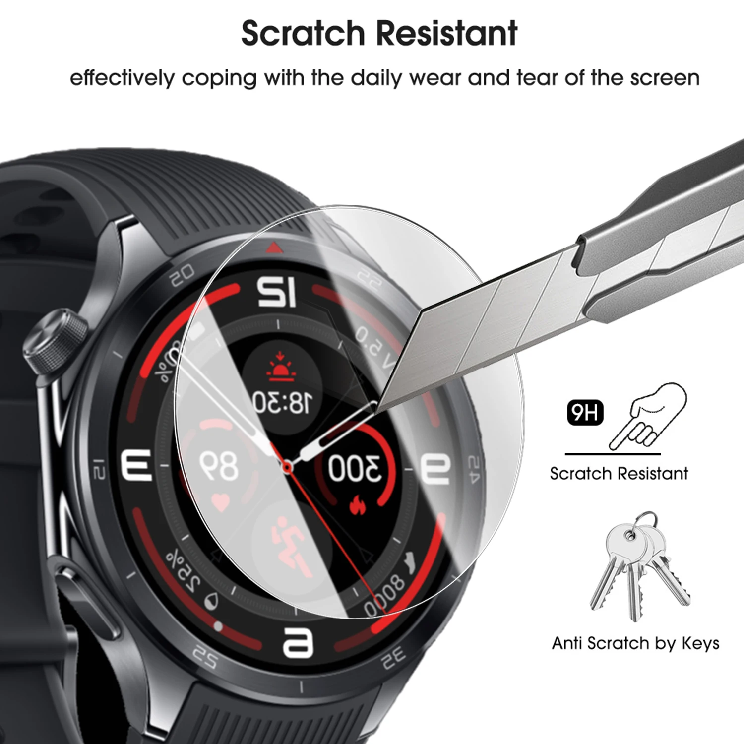 Kaca Tempered 9H yang Mudah Di - Smartwatch Oneplus Watches ulasan dan harga