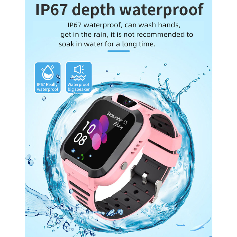 Jam tangan pintar anak jam tan - Smartwatch Digital Watches For Kid Boy With Alarm ulasan dan harga