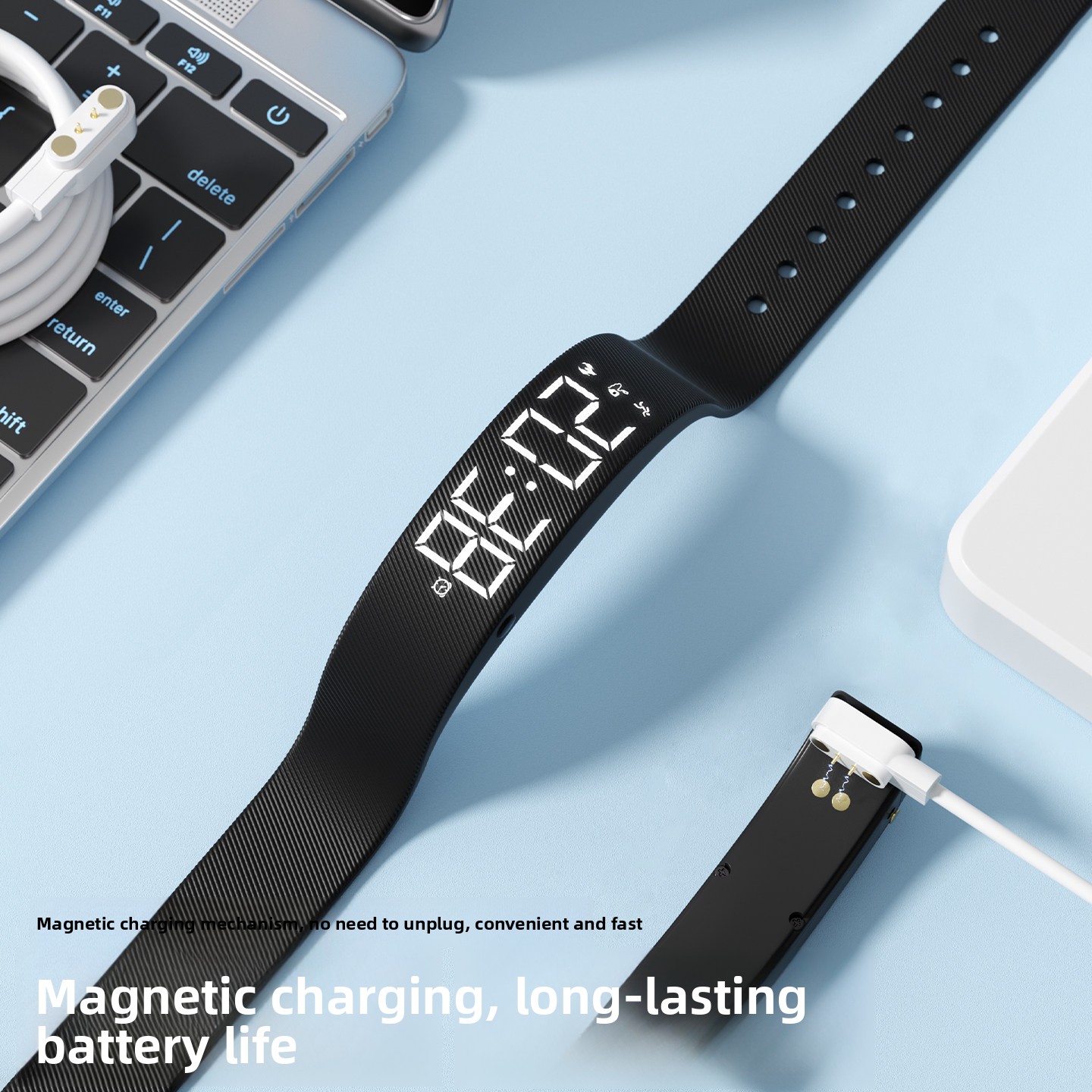 Jam Tangan Sederhana Korea Bar - Smartwatch Digital Watches For Kid Boy With Alarm ulasan dan harga